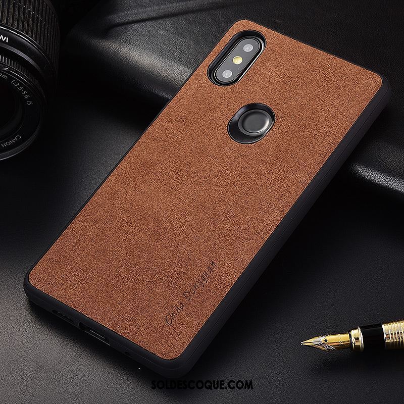 Coque Xiaomi Mi Mix 3 Incassable Rouge Téléphone Portable Couvercle Arrière Ultra Pas Cher