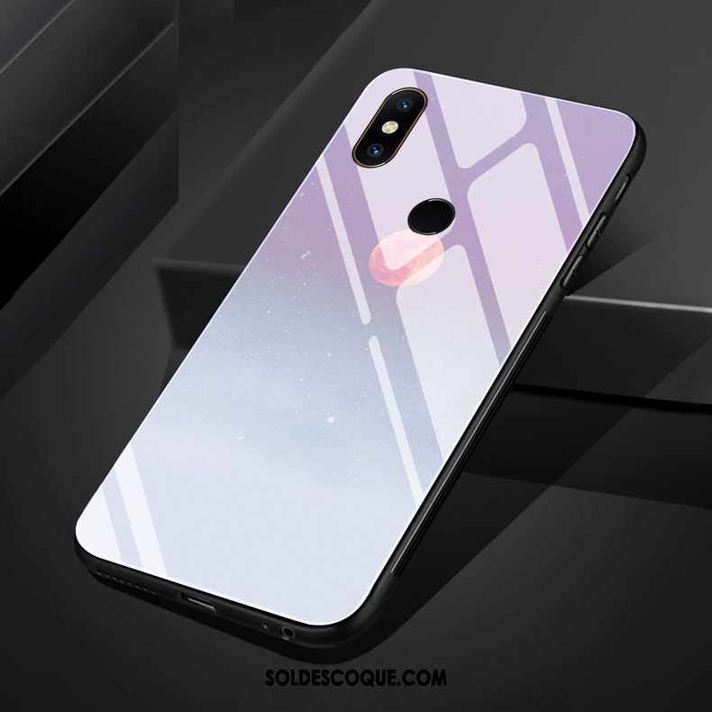 Coque Xiaomi Mi Mix 3 Soirée Rose Simple Frais Étui Soldes