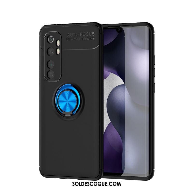 Coque Xiaomi Mi Note 10 Lite Délavé En Daim Anneau Mode Fluide Doux Incassable Soldes