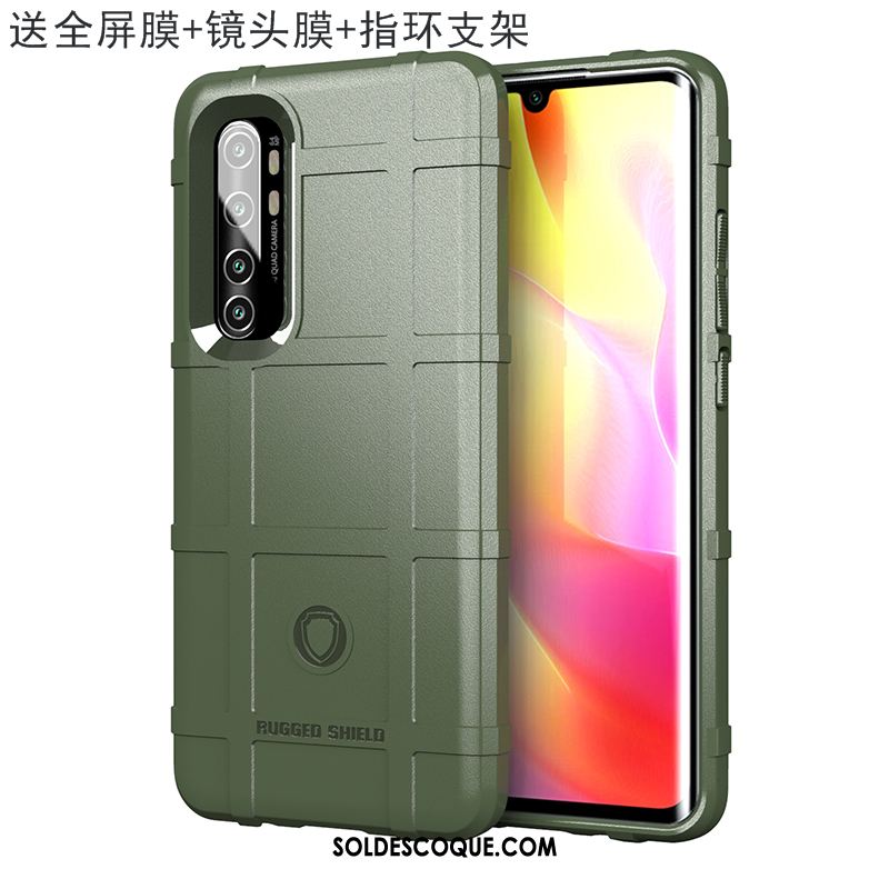 Coque Xiaomi Mi Note 10 Lite Petit Vert Tout Compris Étui Marque De Tendance En Ligne