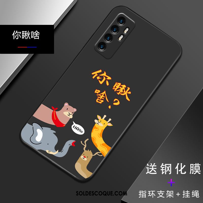 Coque Xiaomi Mi Note 10 Lite Silicone Tout Compris Noir Téléphone Portable Personnalité En Ligne