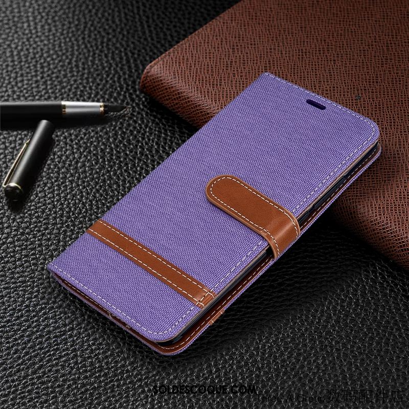 Coque Xiaomi Mi Note 10 Étui Protection Tissu Business Téléphone Portable France