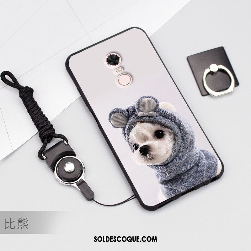 Coque Xiaomi Redmi 5 Plus Gris Dessin Animé Incassable Rouge Protection En Vente