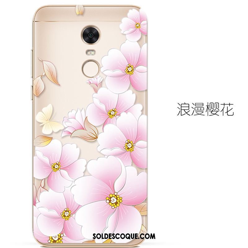 Coque Xiaomi Redmi 5 Plus Incassable Transparent Tout Compris Rose Téléphone Portable France