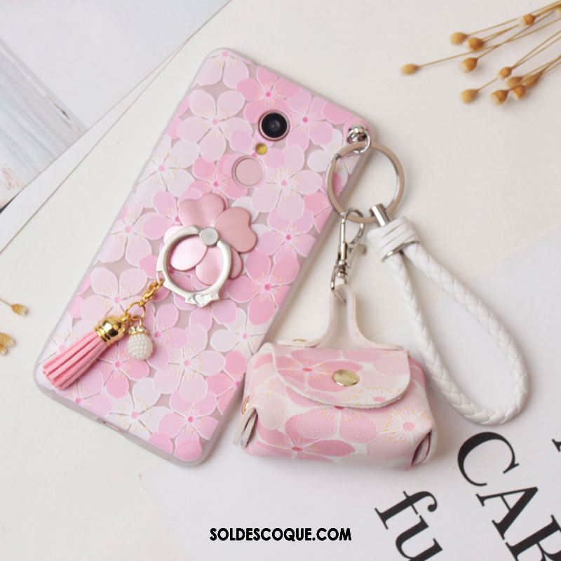 Coque Xiaomi Redmi 5 Plus Rose Fluide Doux Tout Compris Incassable Créatif Soldes