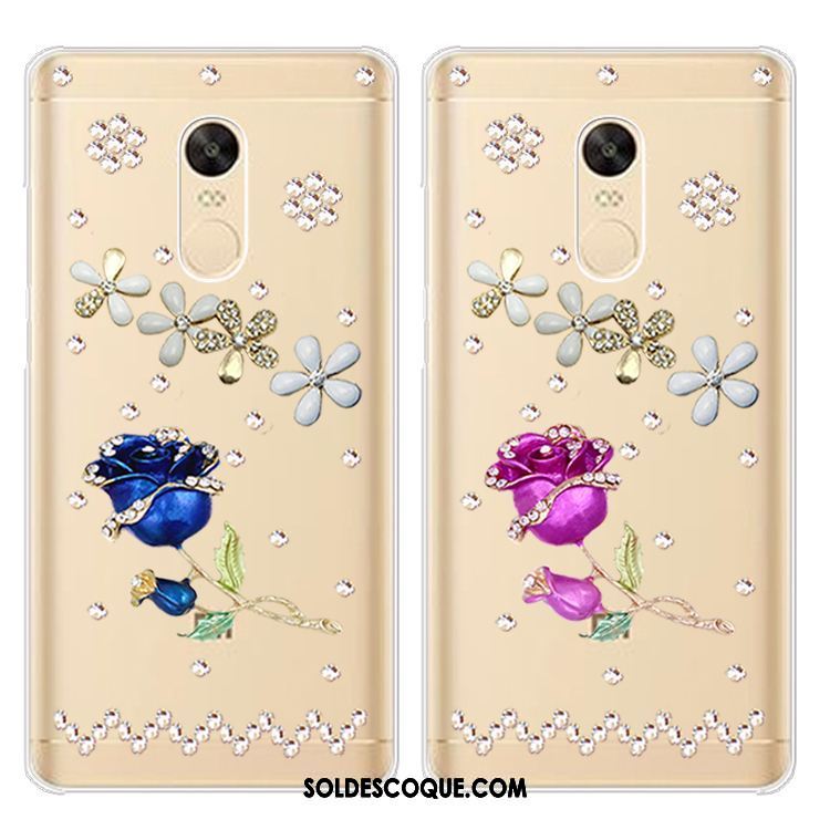 Coque Xiaomi Redmi 5 Plus Téléphone Portable Blanc Tendance Tout Compris Strass En Vente