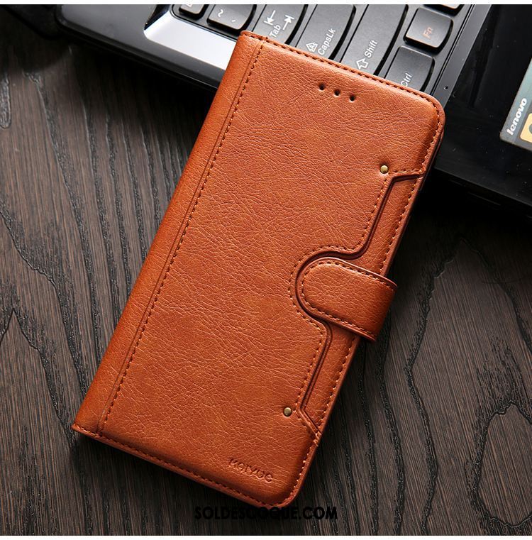 Coque Xiaomi Redmi 6a Cuir Véritable Étui En Cuir Tout Compris Business Téléphone Portable Soldes