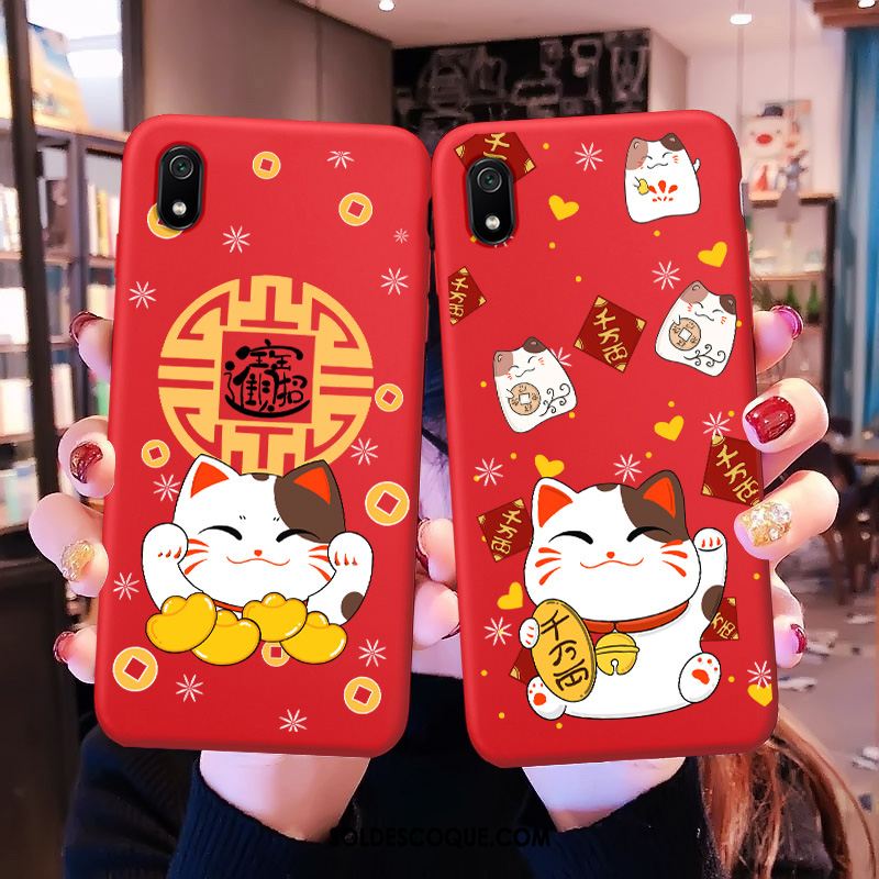 Coque Xiaomi Redmi 7a Tout Compris Nouveau Téléphone Portable Dessin Animé Rouge Housse En Ligne