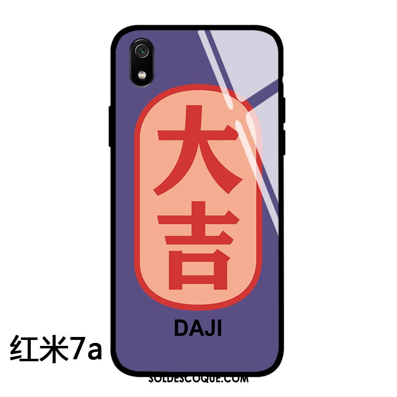 Coque Xiaomi Redmi 7a Violet Petit Créatif Incassable Vintage En Ligne