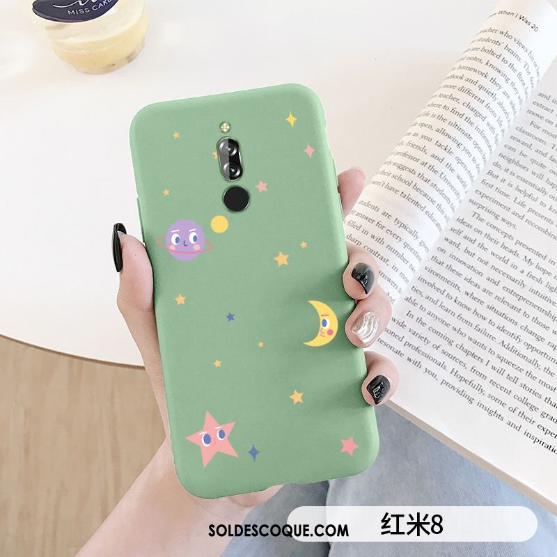 Coque Xiaomi Redmi 8 Silicone Mois Téléphone Portable Étoile Amoureux Pas Cher