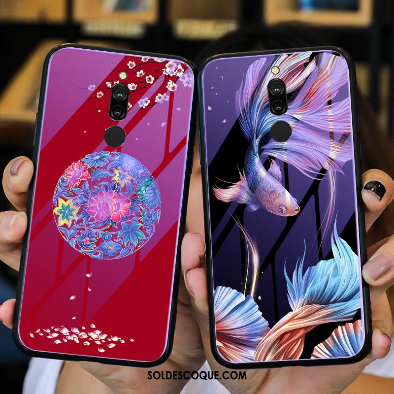 Coque Xiaomi Redmi 8 Tendance Style Chinois Lumineuses Personnalité Silicone Housse France