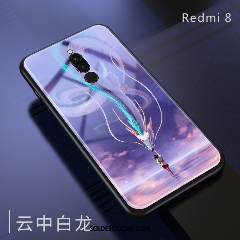 Coque Xiaomi Redmi 8 Téléphone Portable Fluide Doux Miroir Dessin Animé Incassable Pas Cher