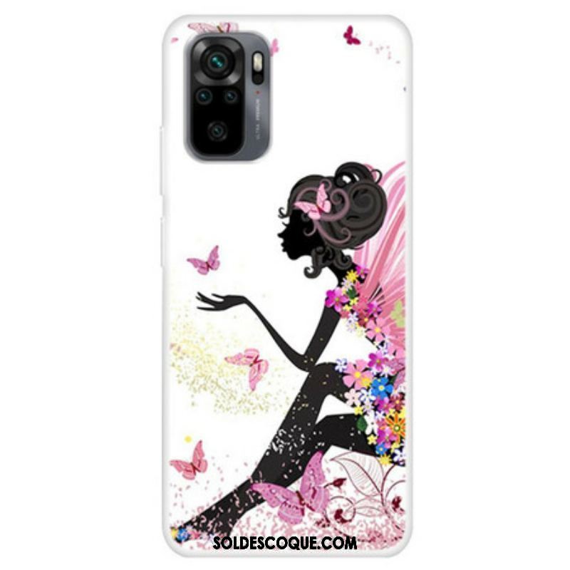 Coque Xiaomi Redmi Note 10/10S/Poco M5s Butterfly Lady