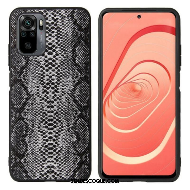 Coque Xiaomi Redmi Note 10/10S/Poco M5s Effet Peau de Serpent