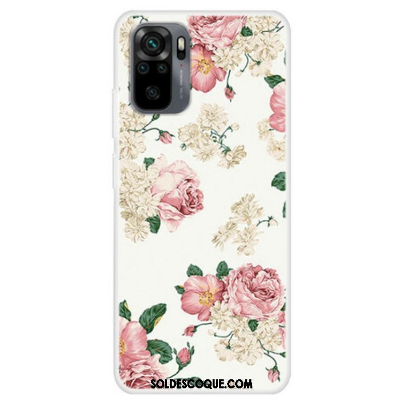 Coque Xiaomi Redmi Note 10/10S/Poco M5s Fleurs Liberty