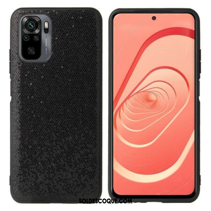 Coque Xiaomi Redmi Note 10/10S/Poco M5s Paillettes Noires