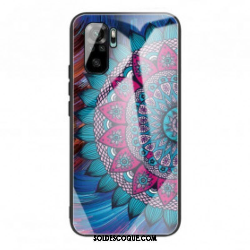 Coque Xiaomi Redmi Note 10/10S/Poco M5s Verre Trempé Mandala