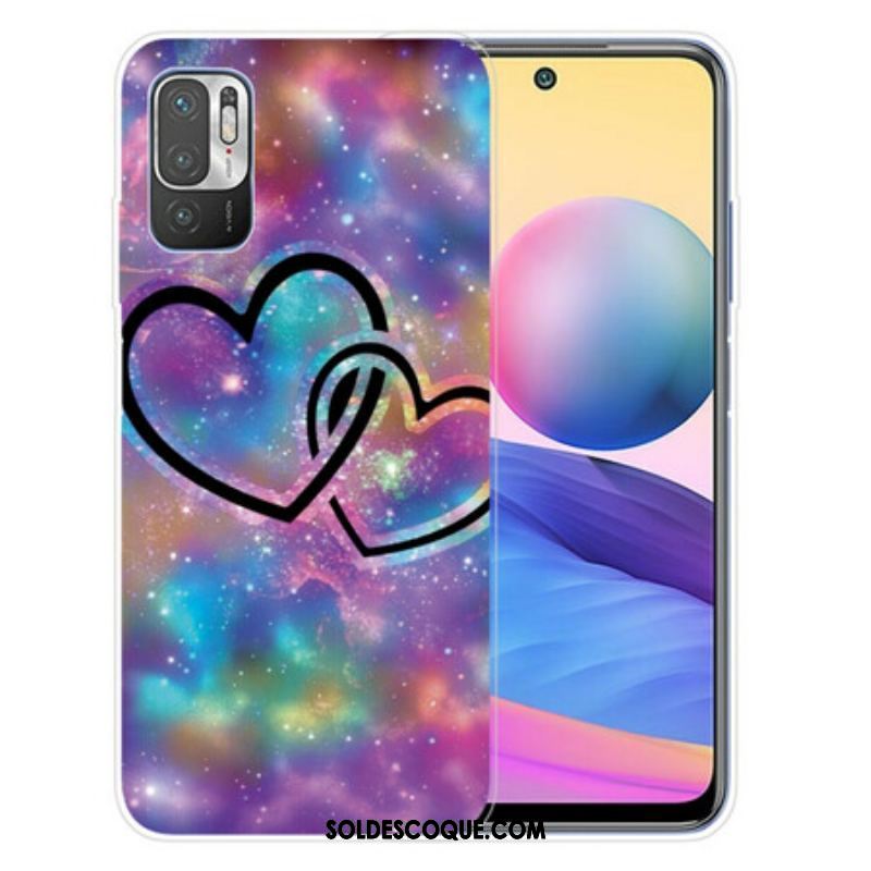 Coque Xiaomi Redmi Note 10 5G / Poco M3 Pro 5G Coeurs Enchaînés