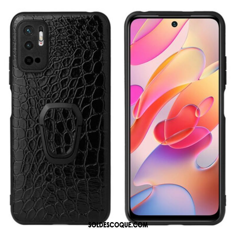 Coque Xiaomi Redmi Note 10 5G / Poco M3 Pro 5G Crocodile Anneau-Support