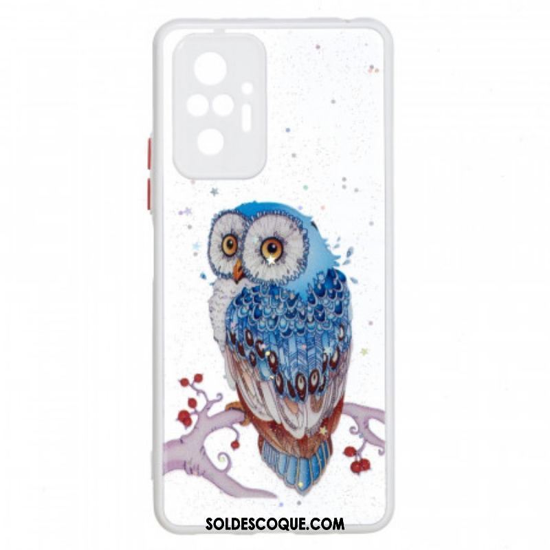 Coque Xiaomi Redmi Note 10 Pro Hybride hibou