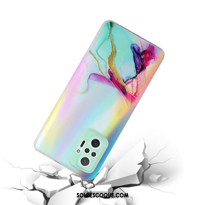 Coque Xiaomi Redmi Note 10 Pro Marbre Effet Laser