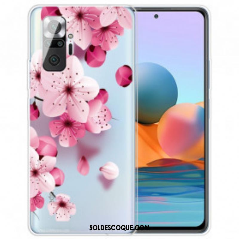 Coque Xiaomi Redmi Note 10 Pro Petites Fleurs Roses