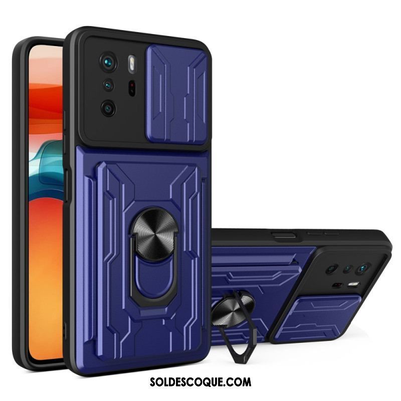 Coque Xiaomi Redmi Note 10 Pro Support et Protège-Lentilles et Support