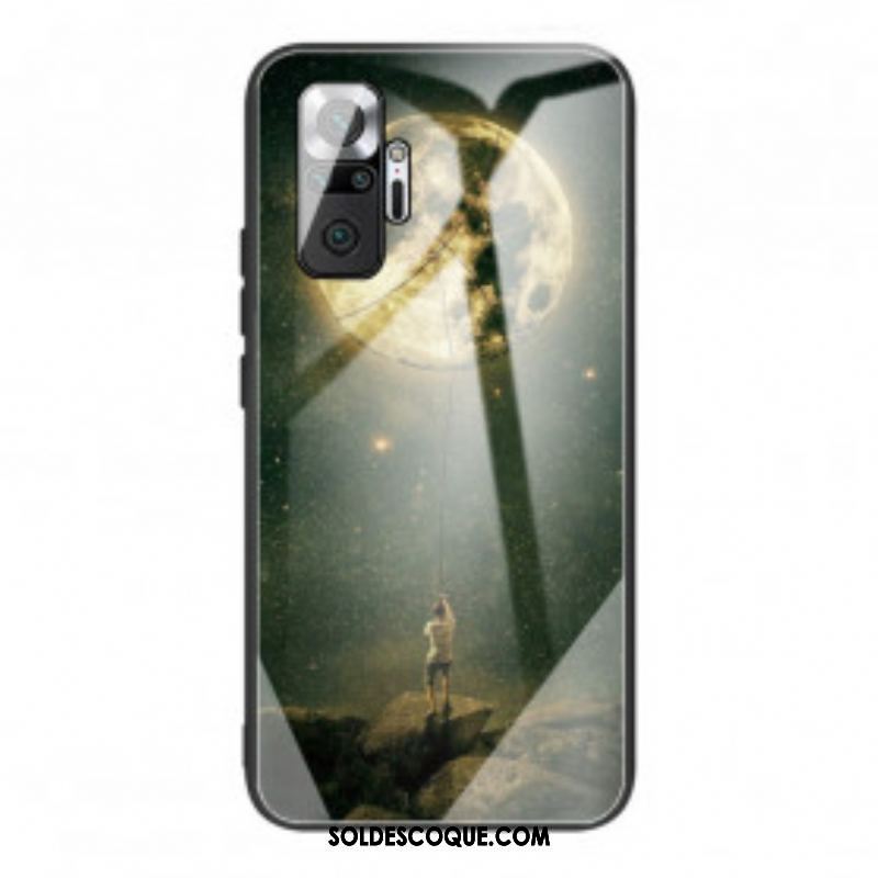 Coque Xiaomi Redmi Note 10 Pro Verre Trempé Homme à la Lune