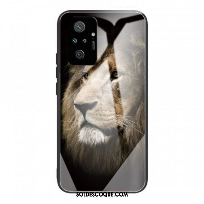 Coque Xiaomi Redmi Note 10 Pro Verre Trempé Tête de Lion