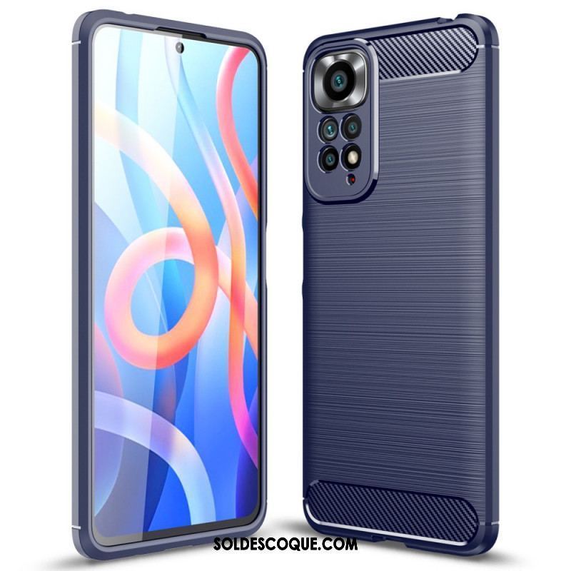 Coque Xiaomi Redmi Note 11 / 11s Fibre Carbone Brossée