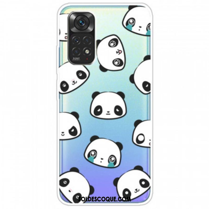 Coque Xiaomi Redmi Note 11 / 11s Pandas Sentimentaux