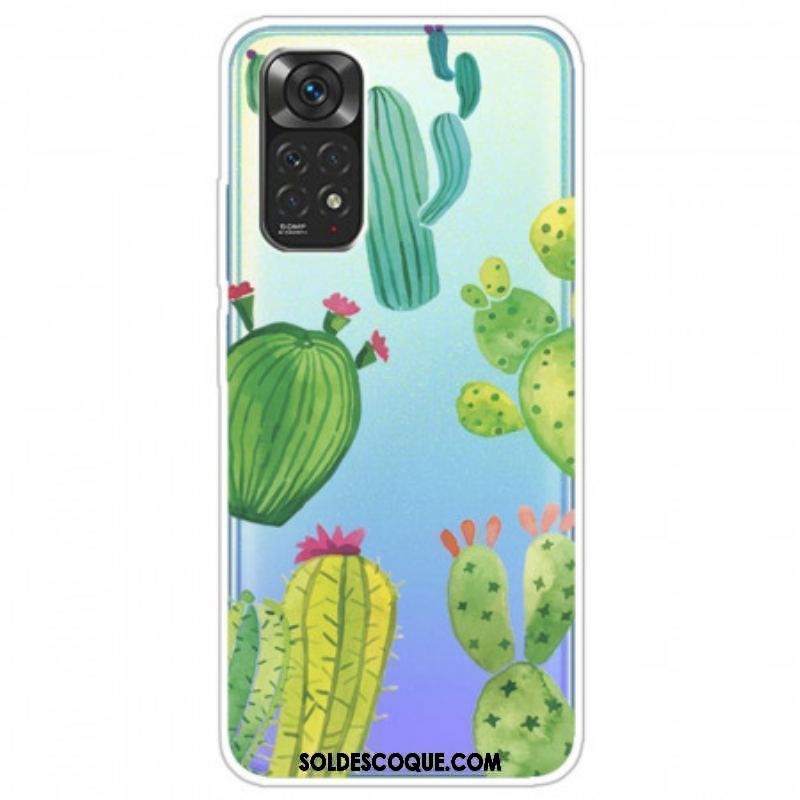 Coque Xiaomi Redmi Note 11 Pro / Note 11 Pro 5G Cactus Aquarelle