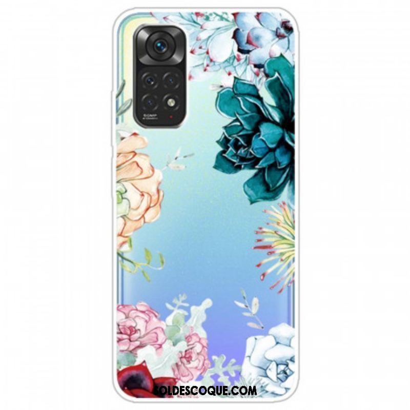 Coque Xiaomi Redmi Note 11 Pro / Note 11 Pro 5G Fleurs Aquarelle