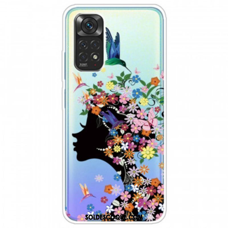 Coque Xiaomi Redmi Note 11 Pro / Note 11 Pro 5G Jolie Tête Fleurie