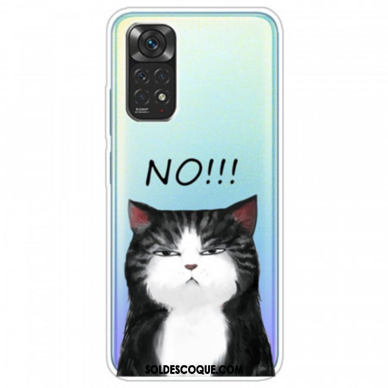 Coque Xiaomi Redmi Note 11 Pro / Note 11 Pro 5G Le Chat Qui Dit Non