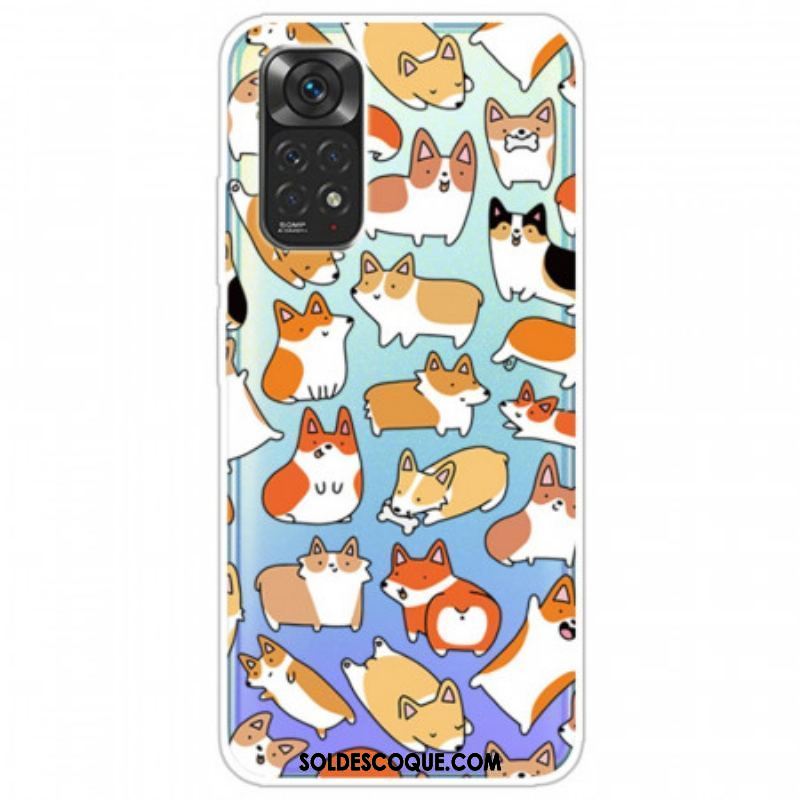 Coque Xiaomi Redmi Note 11 Pro /  Note 11 Pro 5G Multiples Chiens