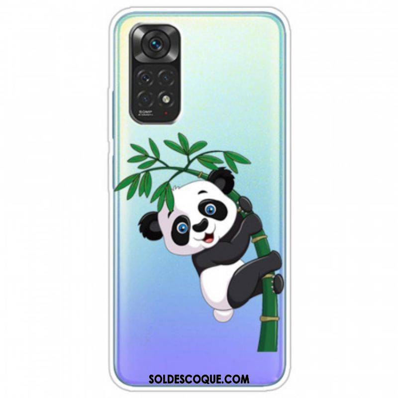 Coque Xiaomi Redmi Note 11 Pro /  Note 11 Pro 5G Panda Sur Le Bambou