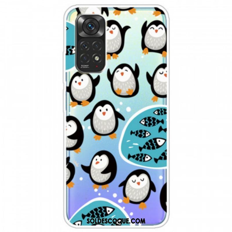 Coque Xiaomi Redmi Note 11 Pro /  Note 11 Pro 5G Pingouins et Poissons