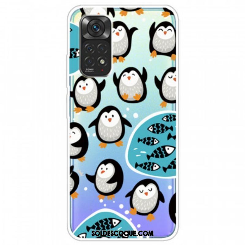 Coque Xiaomi Redmi Note 11 Pro / Note 11 Pro 5G Pingouins et Poissons