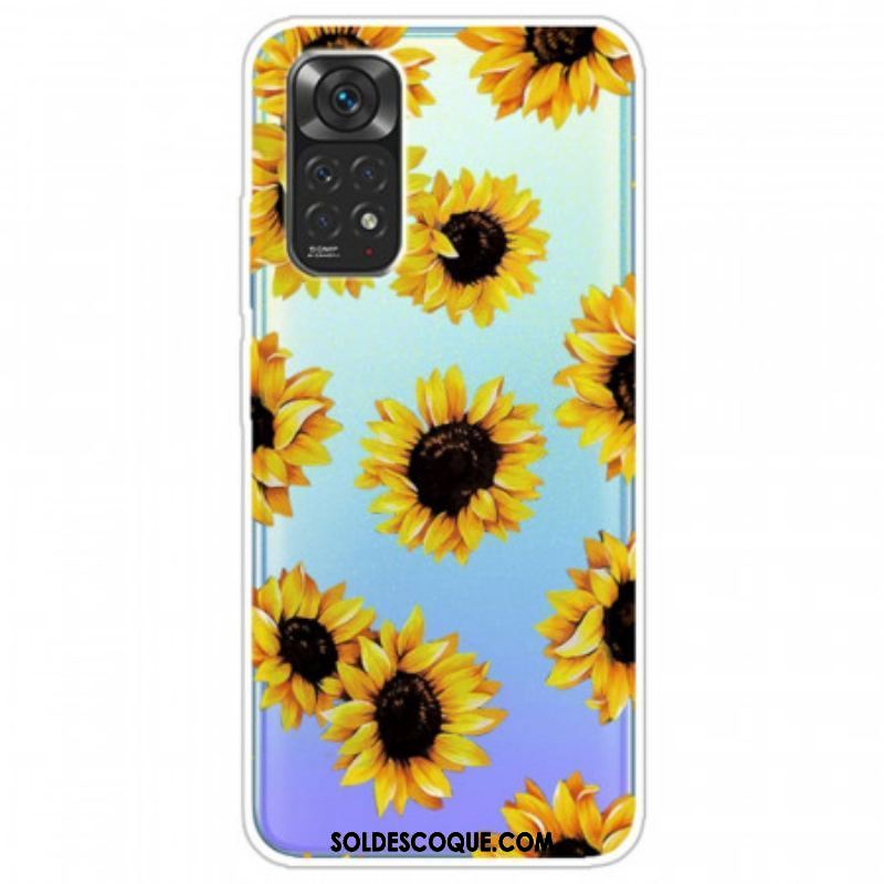 Coque Xiaomi Redmi Note 11 Pro /  Note 11 Pro 5G Tournesols