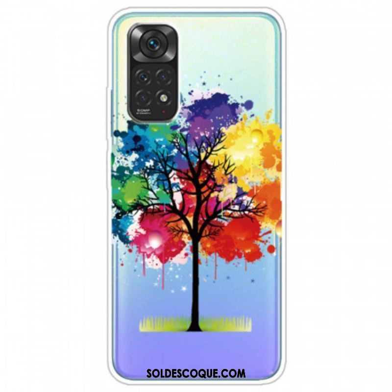 Coque Xiaomi Redmi Note 11 Pro /  Note 11 Pro 5G Transparente Arbre Aquarelle