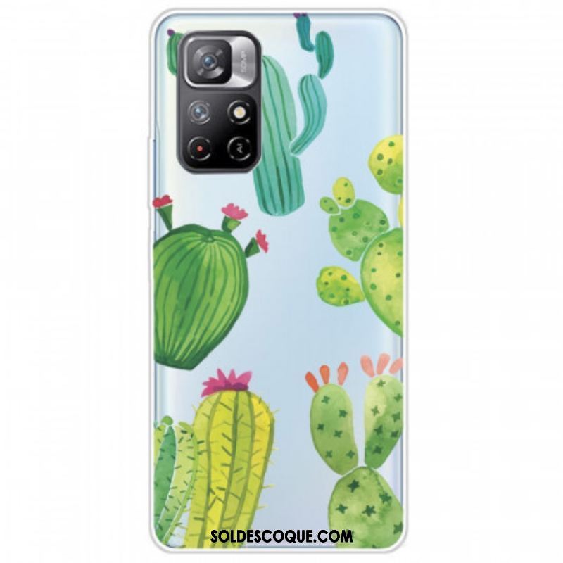 Coque Xiaomi Redmi Note 11 Pro Plus 5G Cactus Aquarelle