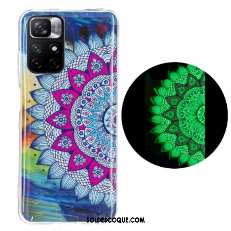 Coque Xiaomi Redmi Note 11 Pro Plus 5G Mandala Coloré Fluorescente