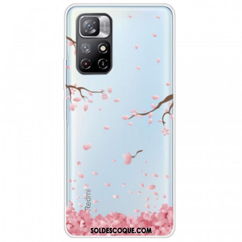 Coque Xiaomi Redmi Note 11 Pro Plus 5G Pluie de Fleurs