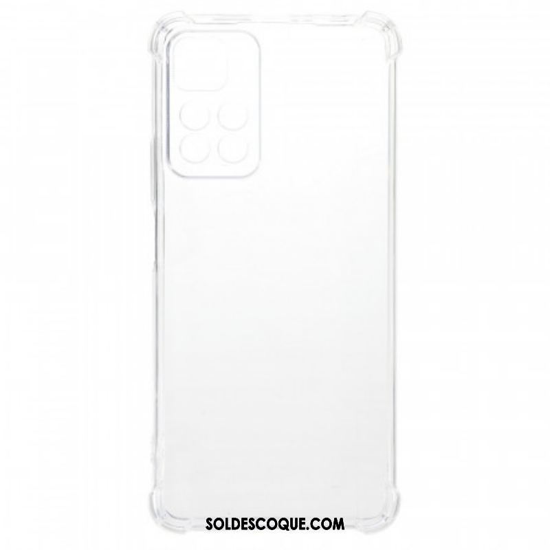 Coque Xiaomi Redmi Note 11 Pro Plus 5G Transparente Coins Renforcés