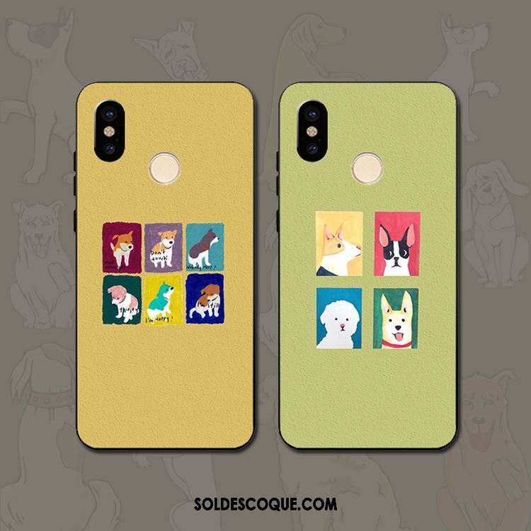 Coque Xiaomi Redmi Note 5 Fluide Doux Petit Chiens Richesse Beau Housse En Vente