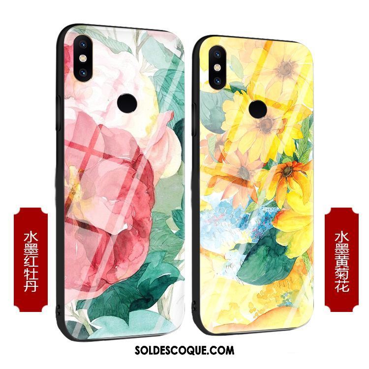 Coque Xiaomi Redmi Note 5 Protection Art Pivoine Rouge Fleur Housse En Ligne