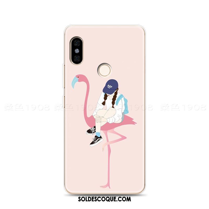 Coque Xiaomi Redmi Note 5 Rose Téléphone Portable Frais Petit Tendance Pas Cher