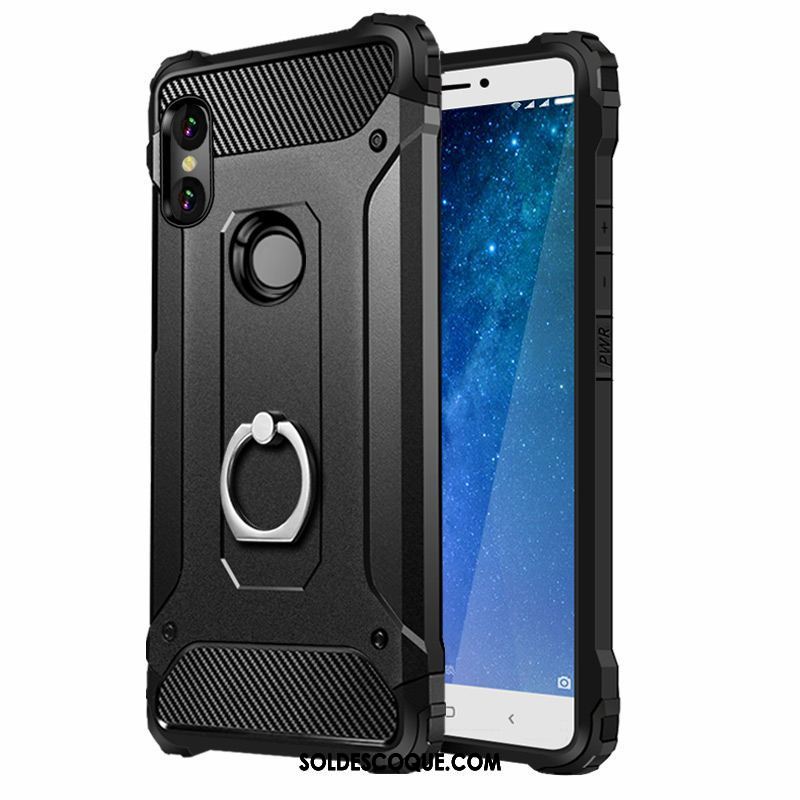 Coque Xiaomi Redmi Note 5 Support Protection Rouge Personnalité Noir France