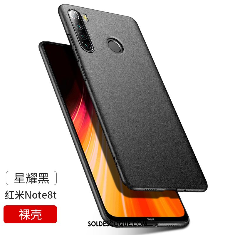 Coque Xiaomi Redmi Note 8t Tout Compris Rouge Noir Très Mince Incassable Pas Cher